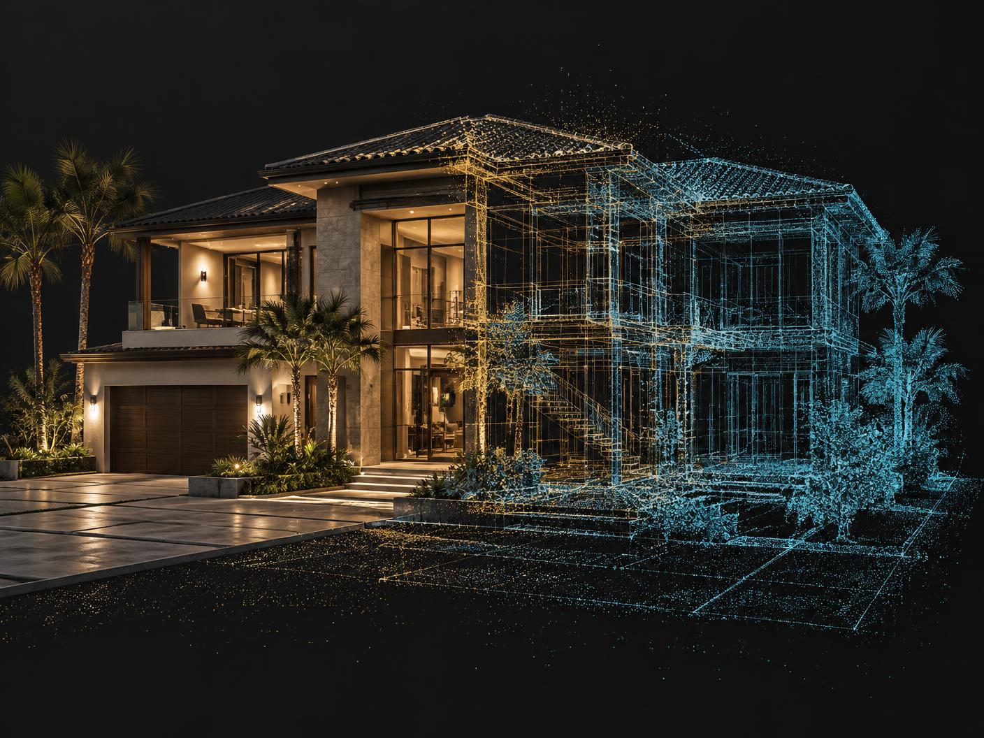Florida residence transitioning into a precise 3D point cloud